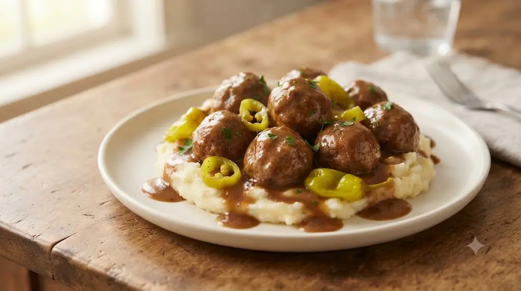 Mississippi Meatballs Instant Pot